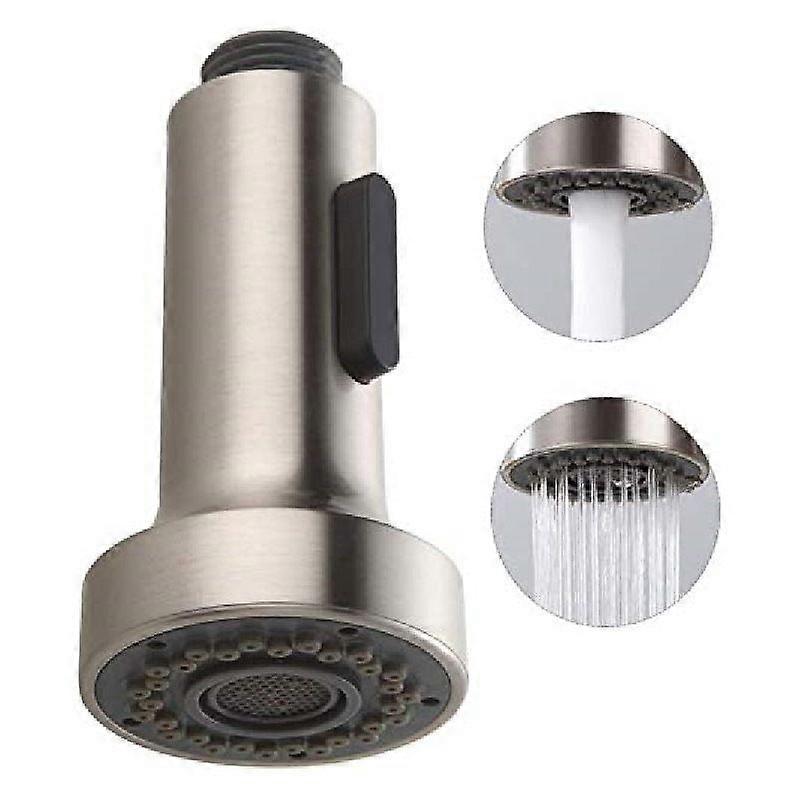 Modes Faucet Head Replacement Shower Head for Kitchen Faucet for Retractable Mixer Tap,G1/2",Brushed