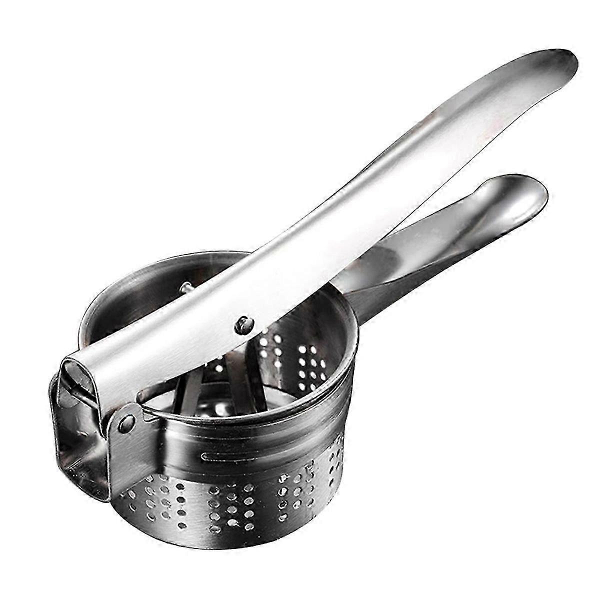 Ricer Puree Masher Juicer - Multi-Functional Professional Heavy Duty Vegetable Fruit Presser Utensil for Commercial Use