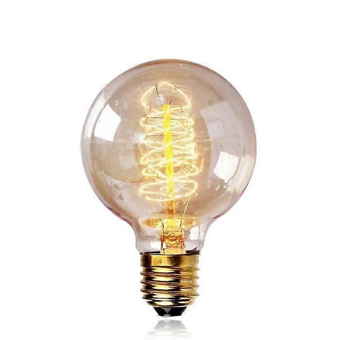 G80 40W E27 Incandescent Bulb - Edison - Yellow - Energy Class A+