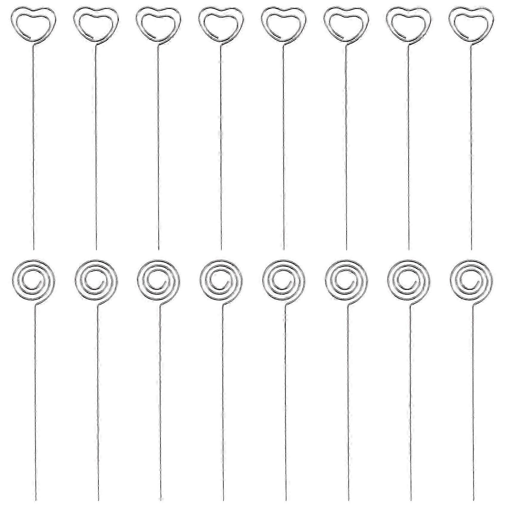 Metal Wire Memo Clip Note Card Holder Stand for Table Decorations