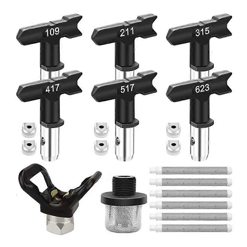 14 Pieces Airless Paint Sprayer Tips Set