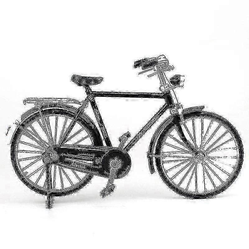 Alloy Classic Retro Bicycle Model Ornament 1:10 Scale