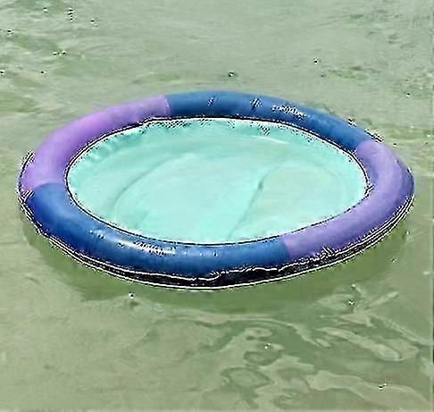 Pool Floats Liege, aufblasbares Wasser Hängematte Float, Pool Matratze Schwimmer für Erwachsene, Tragbares Pool Floß für Pool, Strand und See (blau)