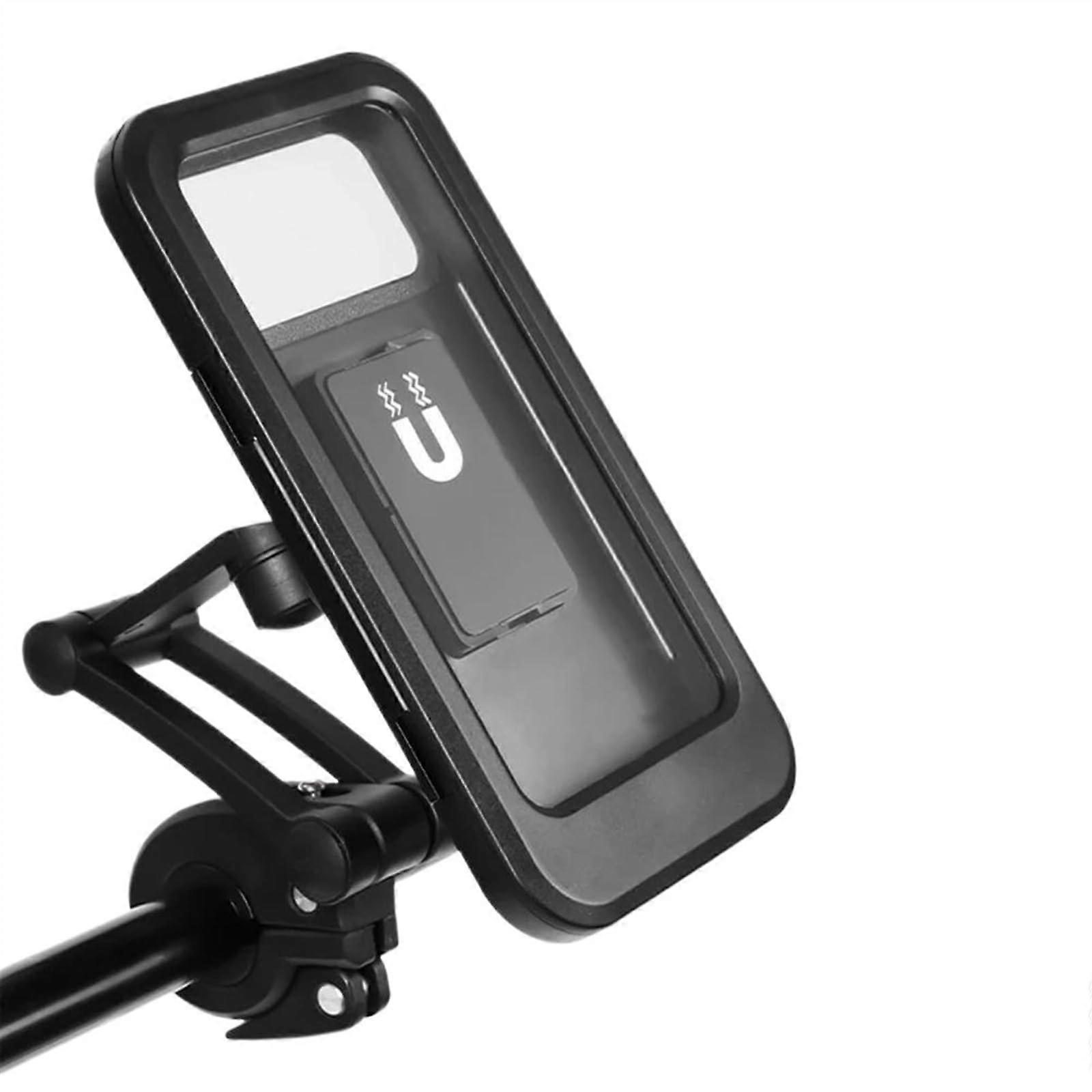 Motorcycle Mobile Phone Navigation Holder 360° Swivel Adjustable Bracket for Bicycle and Motorcycle Handlebar Support