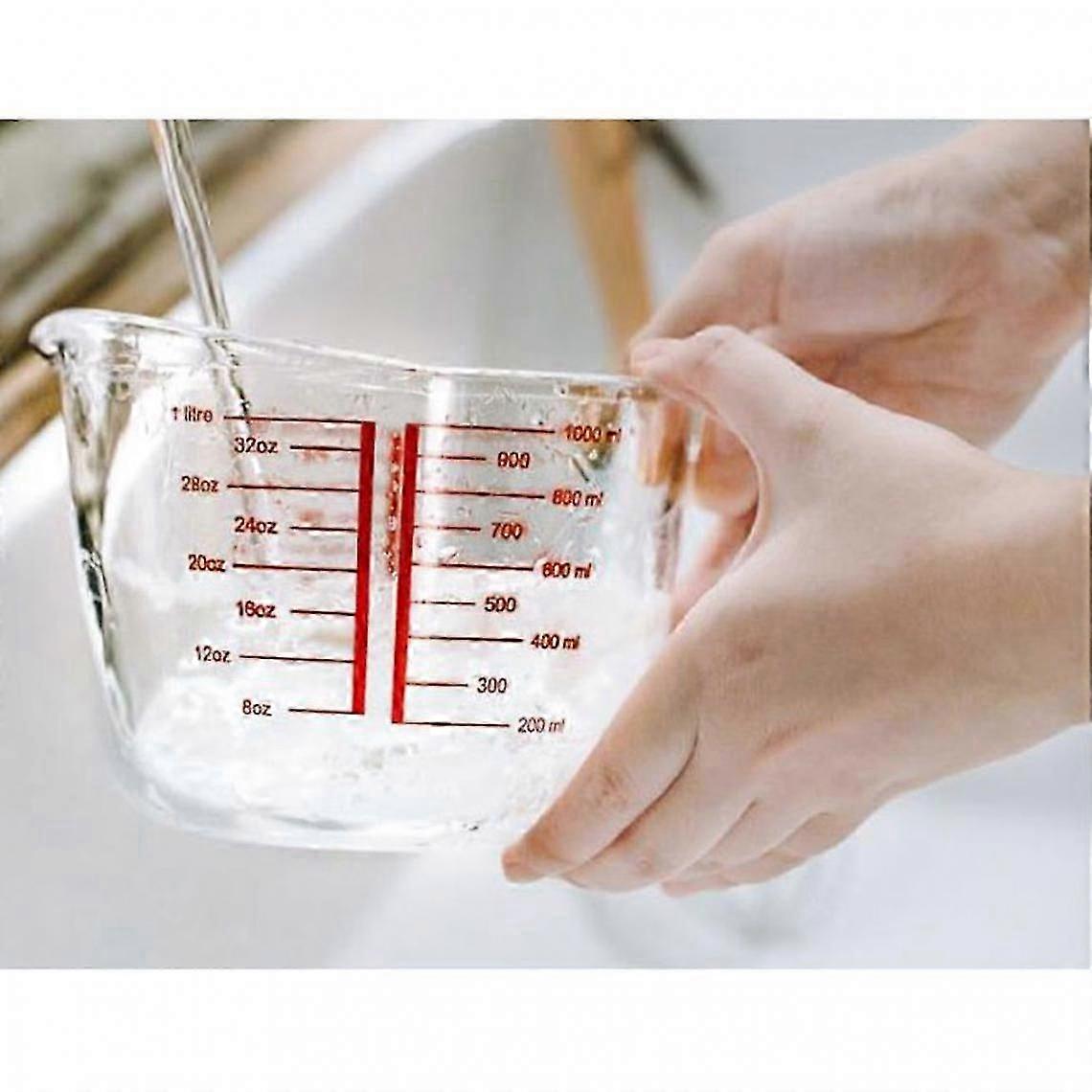 Glass Measuring Cup With Scale Cream Milk Measuring Cup Kitchen Baking Tool