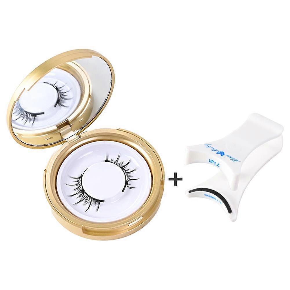 Magnetic Eyelash Set - Soft Magnetic for Quick & Easy Application, Reusable with Curler Included