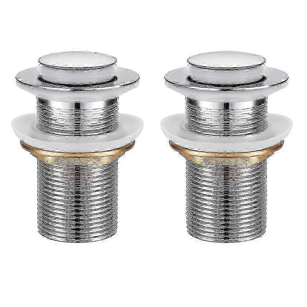 2pc Sink Drain, Universal Pop-up Drain without Overflow Automatic D...