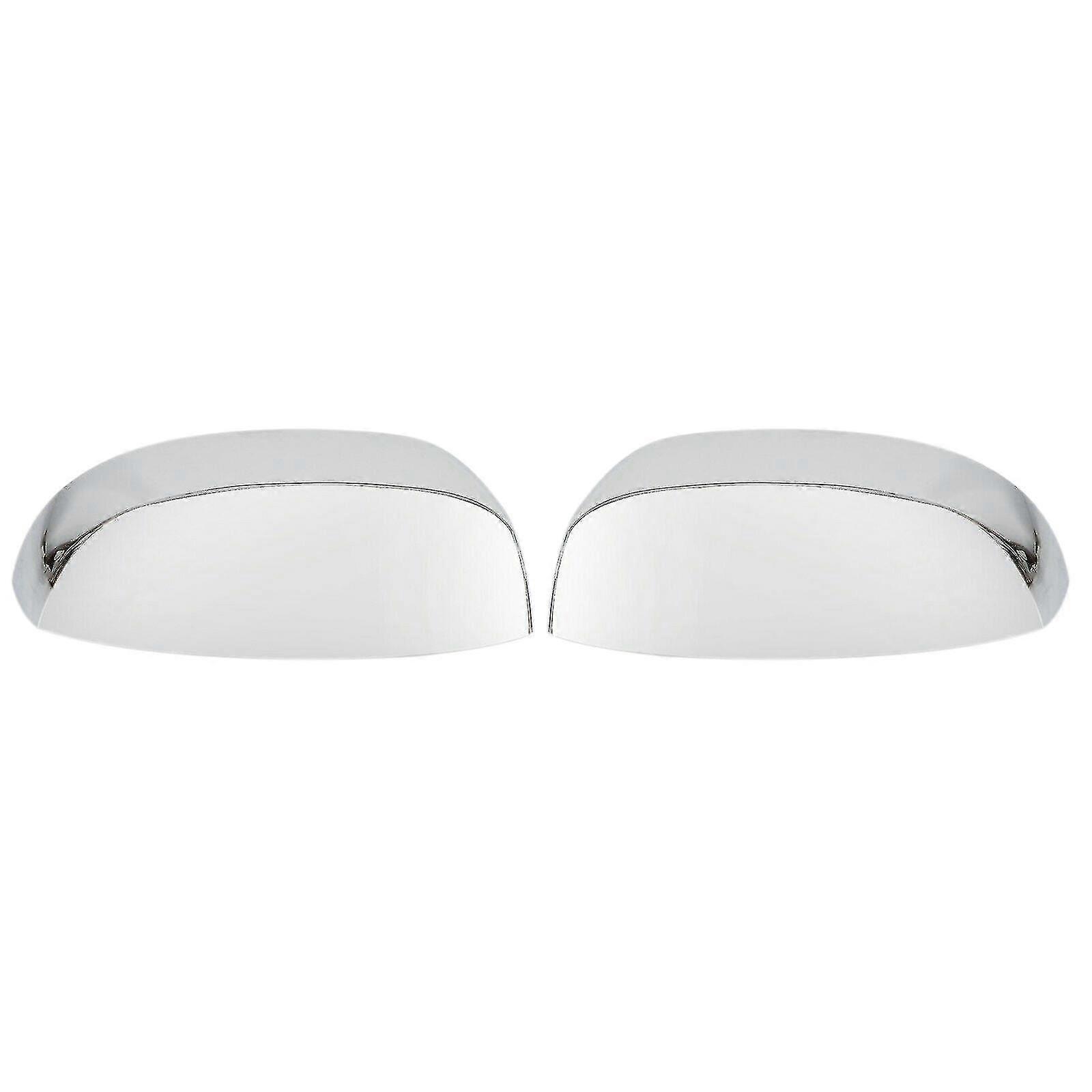 Chrome-plated rearview mirror covers, suitable for multiple models from 2007 to 2014, silver ABS material