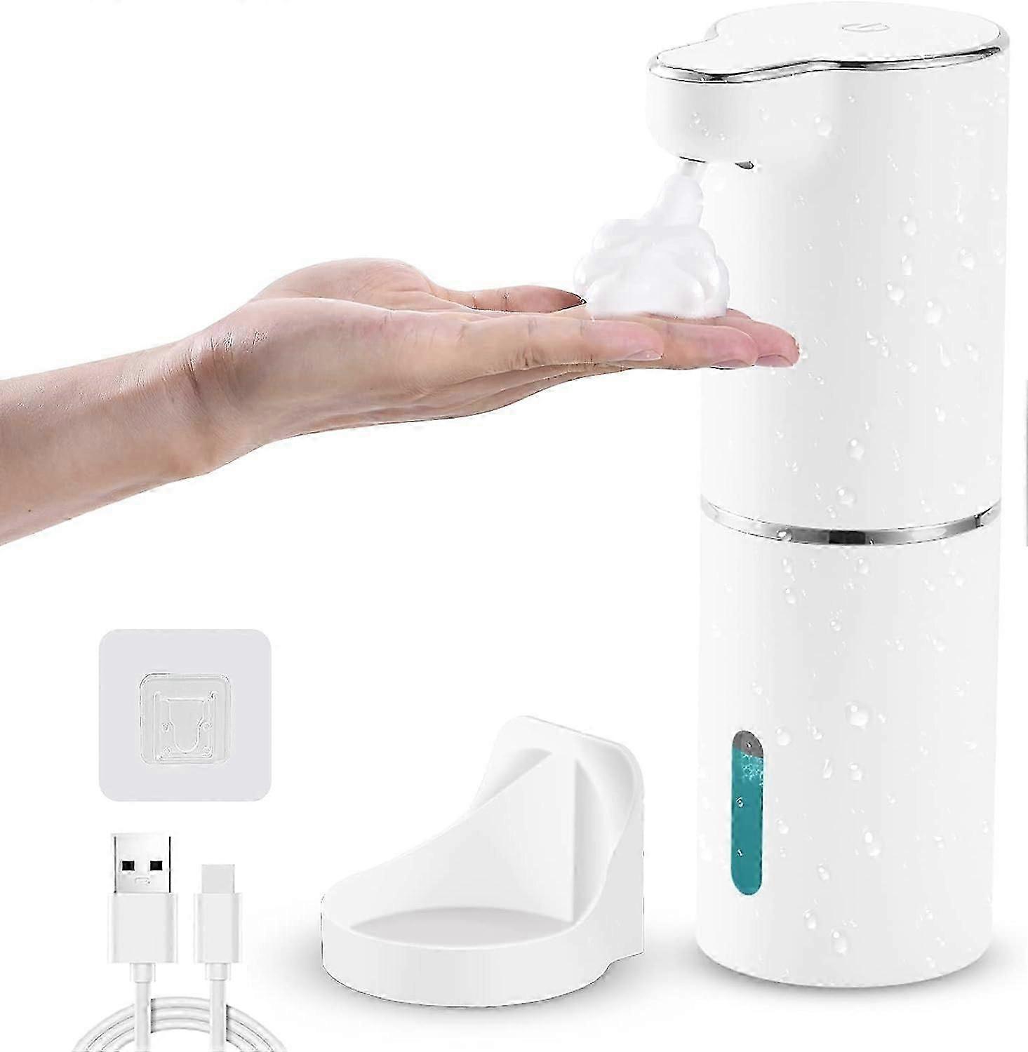 Foam Automatic Soap Dispenser Electric, Touchless Wall Mounted Automatic Hand Soap Dispenser (White)