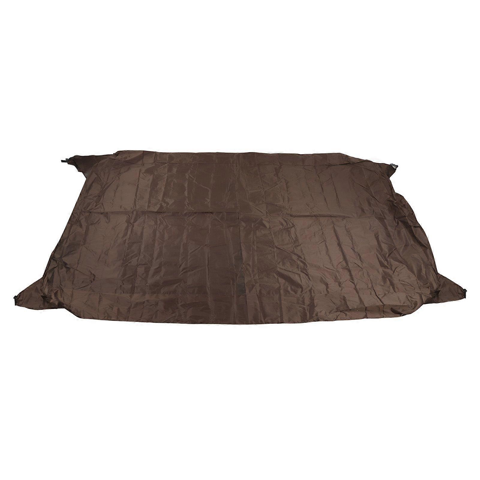 卓球台用防塵カバー 中庭パティオ用 雨よけ 日よけ テーブルタイルカバー ブラウン