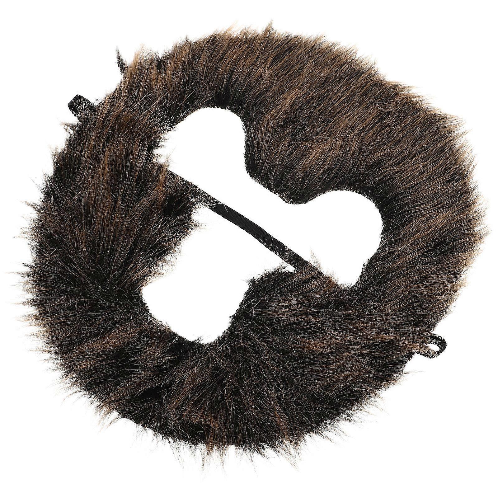 Halloween Beard For Men Artificial Beard And Mustache Cosplay Accessory .50X20.00X2.00cm 1Pcs