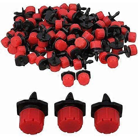 100pcs Adjustable Irrigation Dripper Drip Irrigation System Automatic Watering