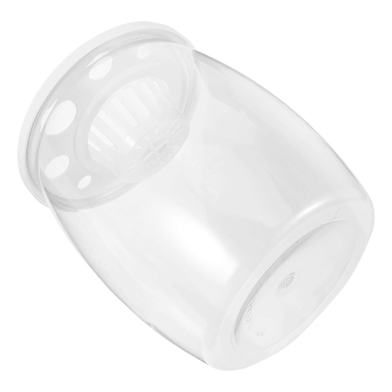 Transparent Plastic Fish Bowl Hydroponic Tank for Feeding