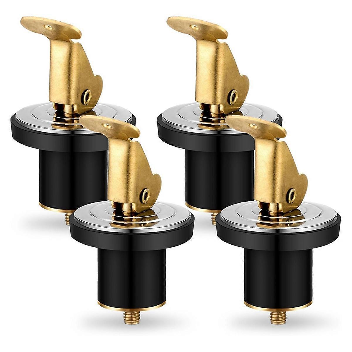For Baitwell Drain Plug Brass Livewell Drain Plug Rubber Snap Lock for Baitwell Livewell Yacht Kayak Marine