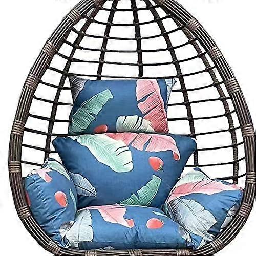 Hanging Egg Chair Cushion Thickened With Ties Outdoor Patio Replacement Cushion Washable Balcony Hammock Cushion