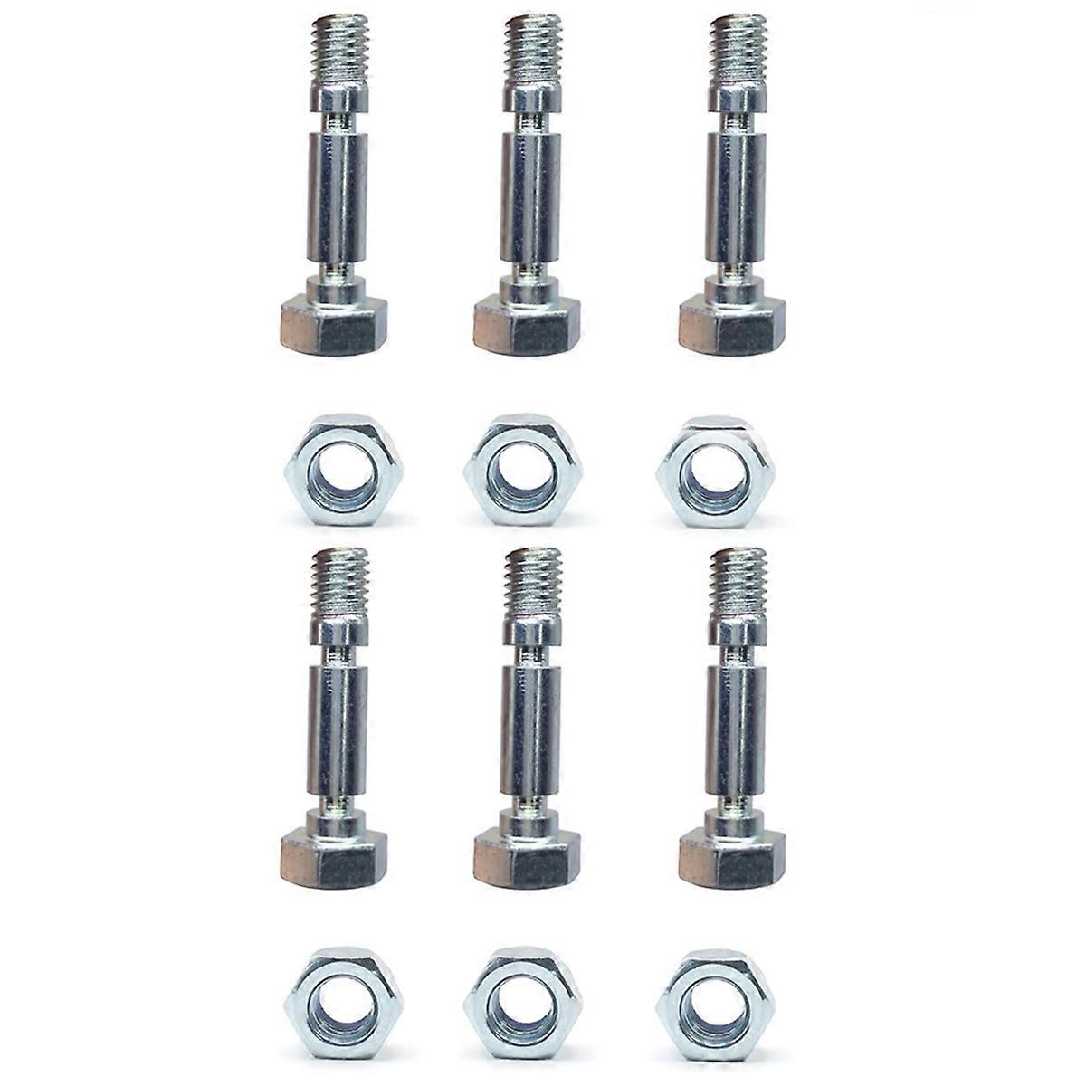 6Pack 707555 Snow Blower Shear Pins for ,, , Dual Stage Snow Thrower