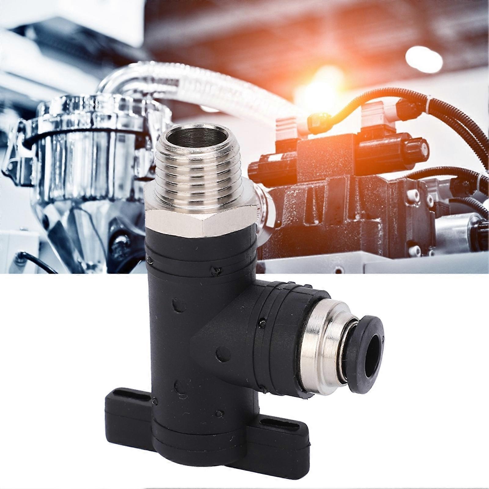 Pneumatic Switch PT1/4in SelfLocking Connector Air Valve Accessories BL602 0.8MPa