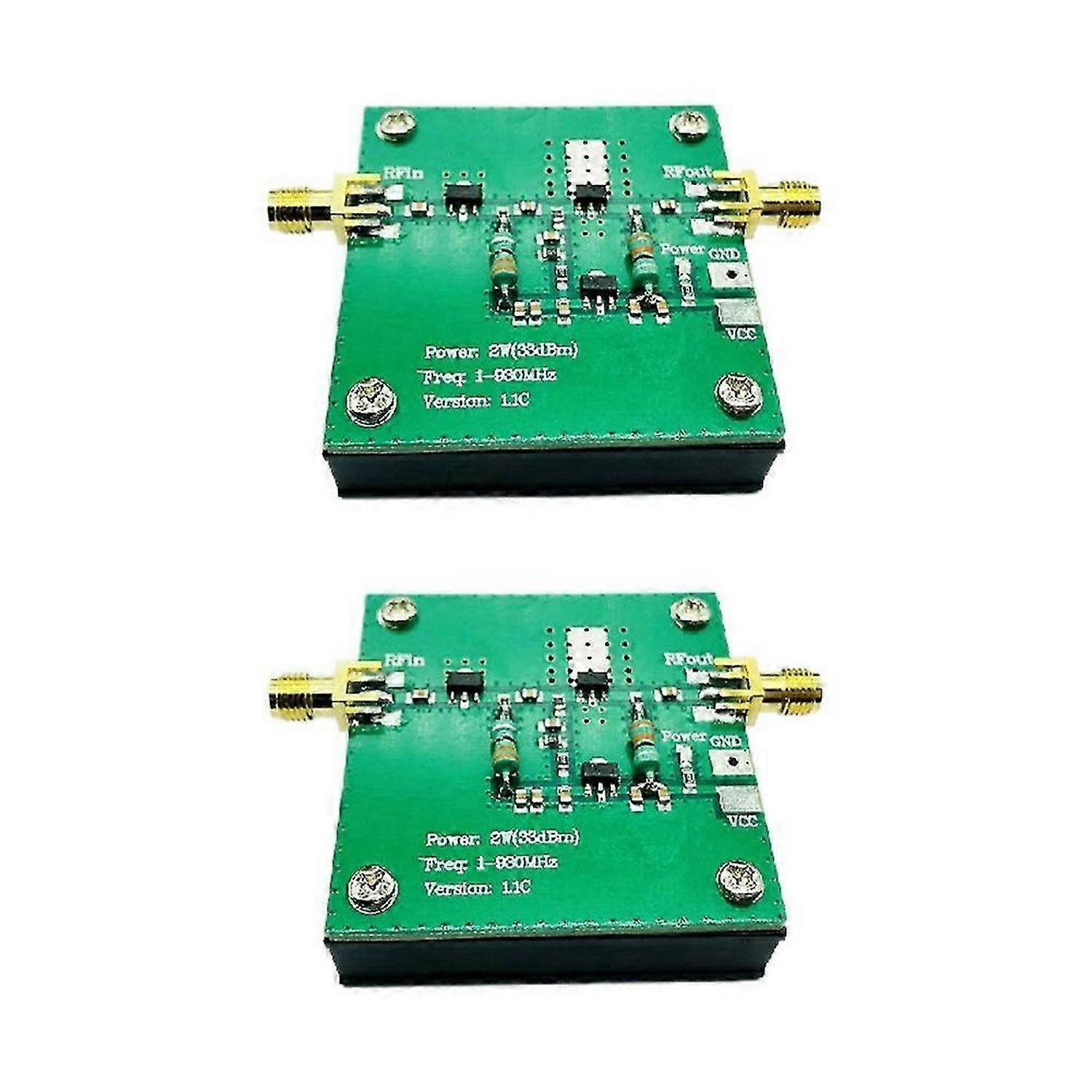 2pcs RF Wideband Power Amplifier for Enhanced Signal Strength