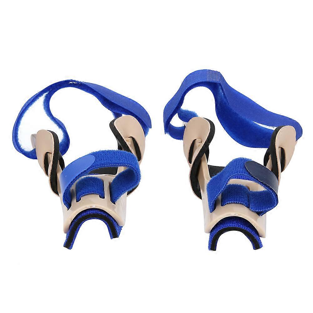 1Pair Toe Separators Bunion Corrector PU Material S 12.5x6.5cm L 14x8.5cm