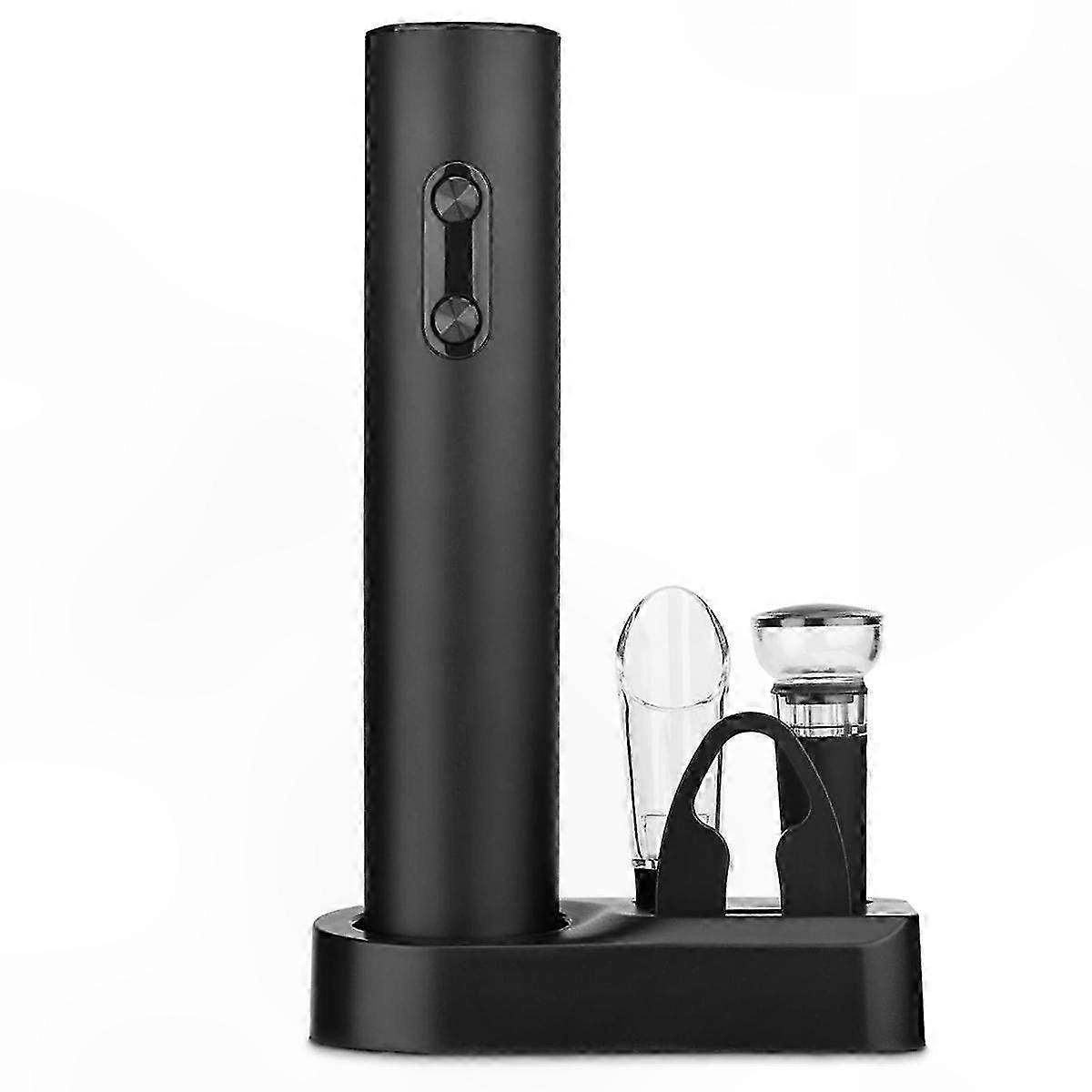 Electric Wine Opener with Preserver and Dispenser for Wine Bottles