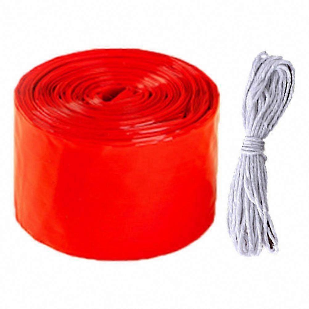 High-Temp Resistant Sausage Casings for Homemade Sausages and Hot Dogs, Inedible Plastic Casing with String, Safe and Smooth