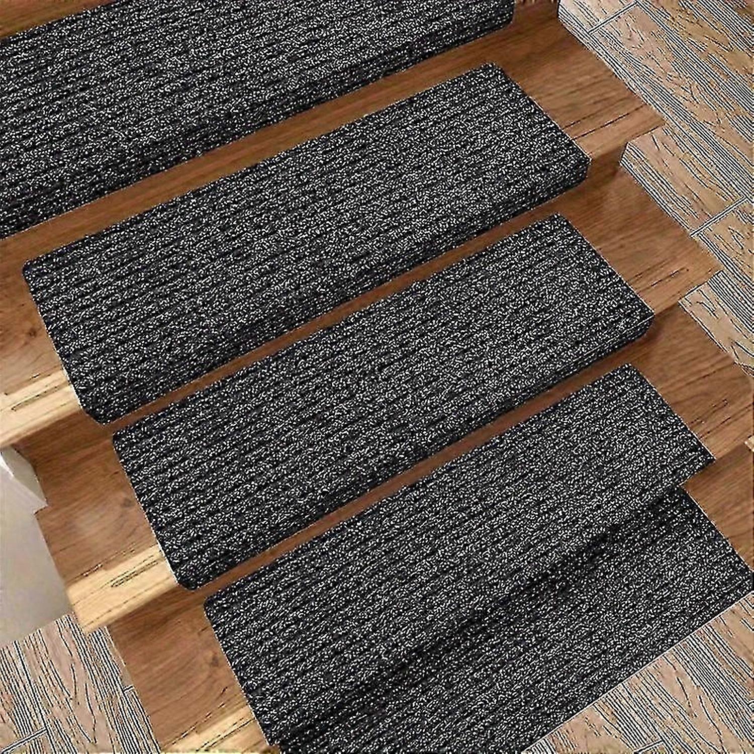 Husdjursvänliga trappmattor för golv - 10st tvättbara bullnose-överdrag