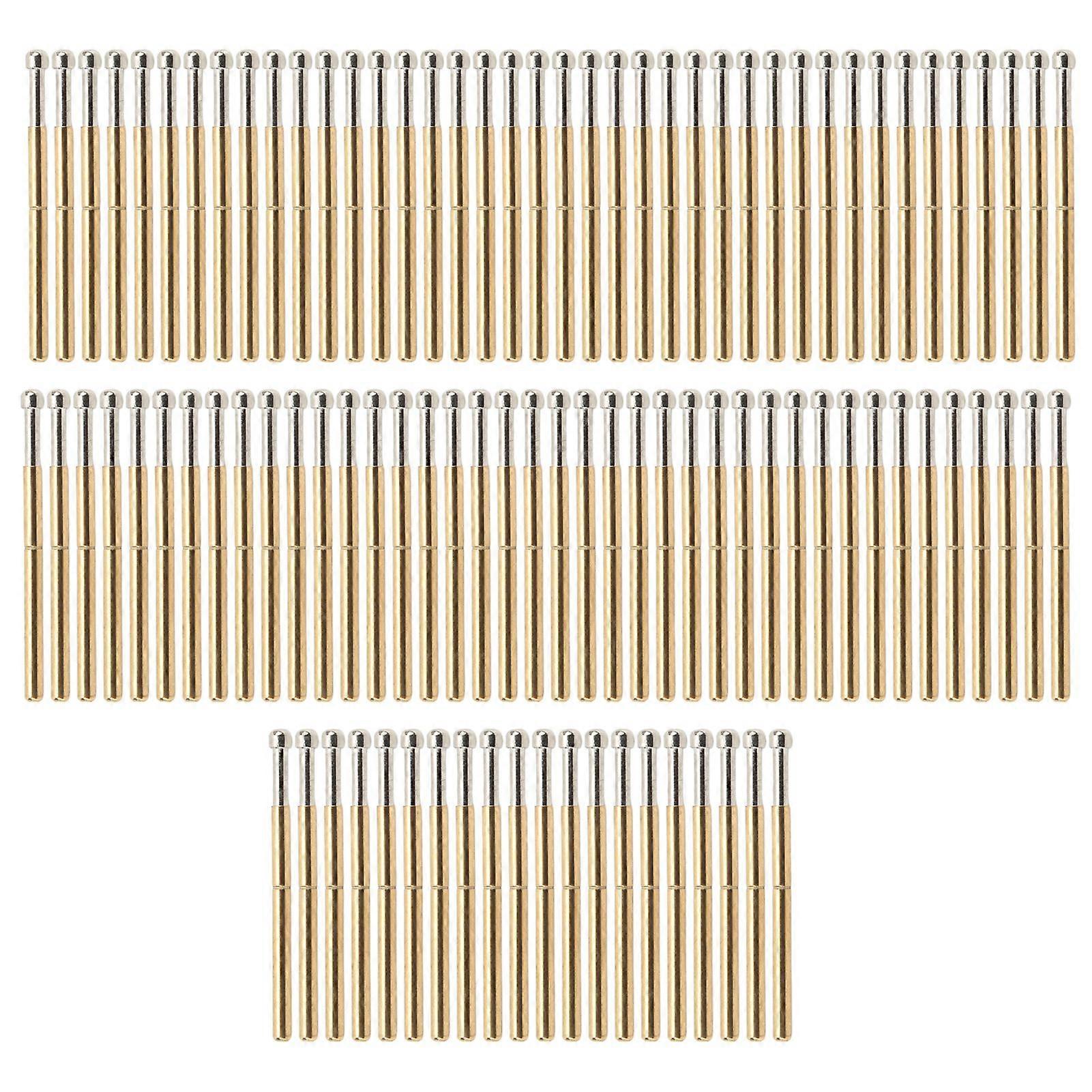 100 Pcs Probe Pins Big Round Head Type P125D Electronic Component Test Needle Probe Pogo Pin