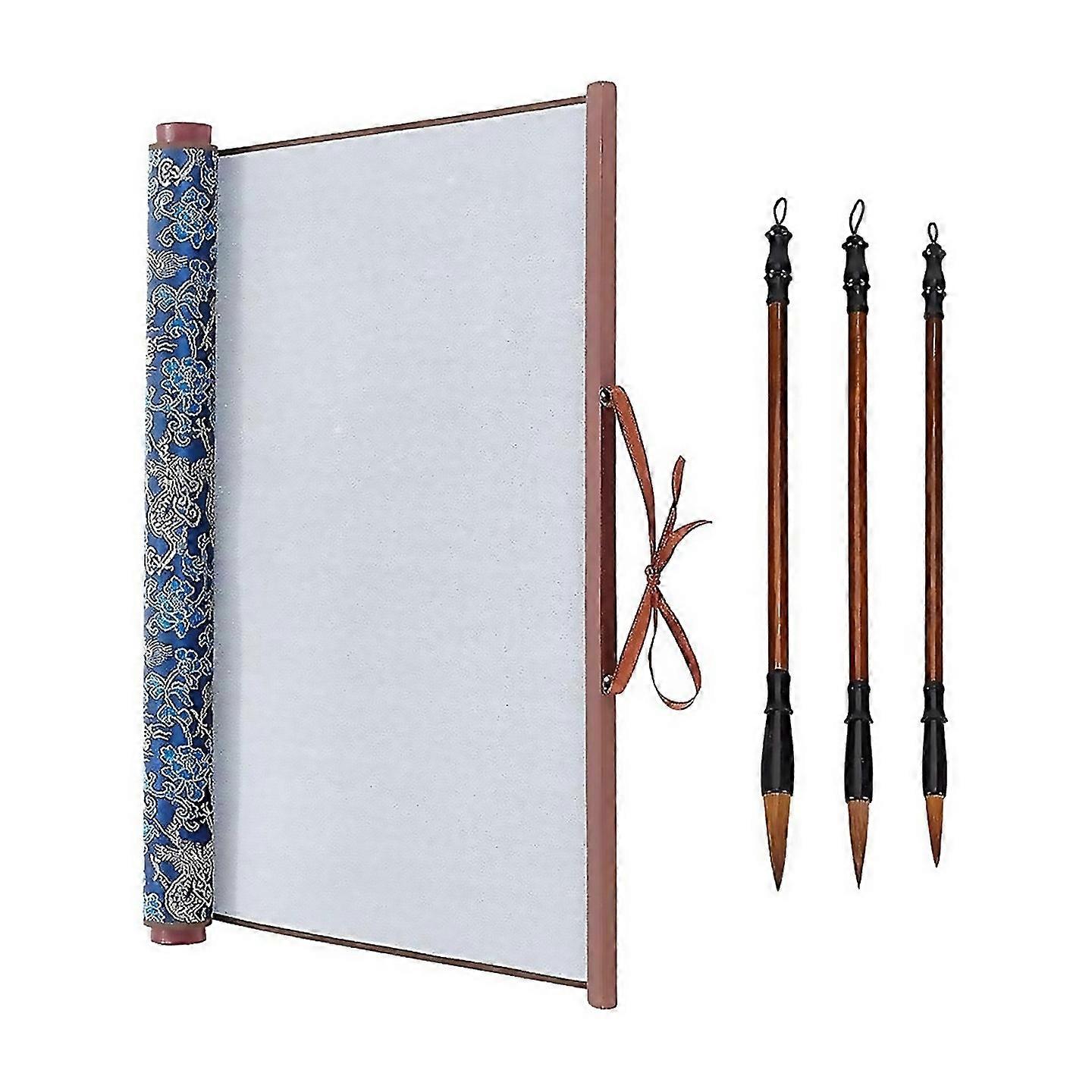 For Reusable Water Writing Magic Cloth Scroll Traditional