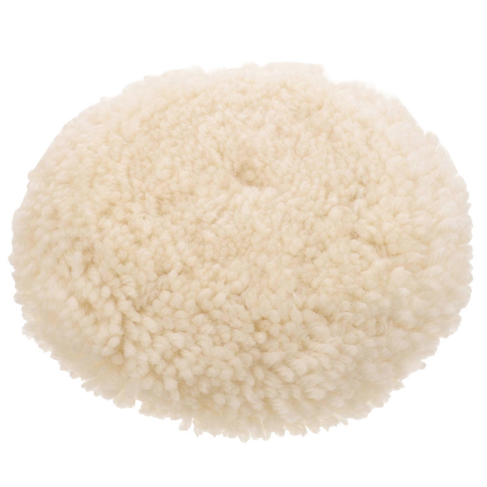 Wool Polisher Pad White Wool Felt Polishing Wheel for Polishing 4Pcs Set