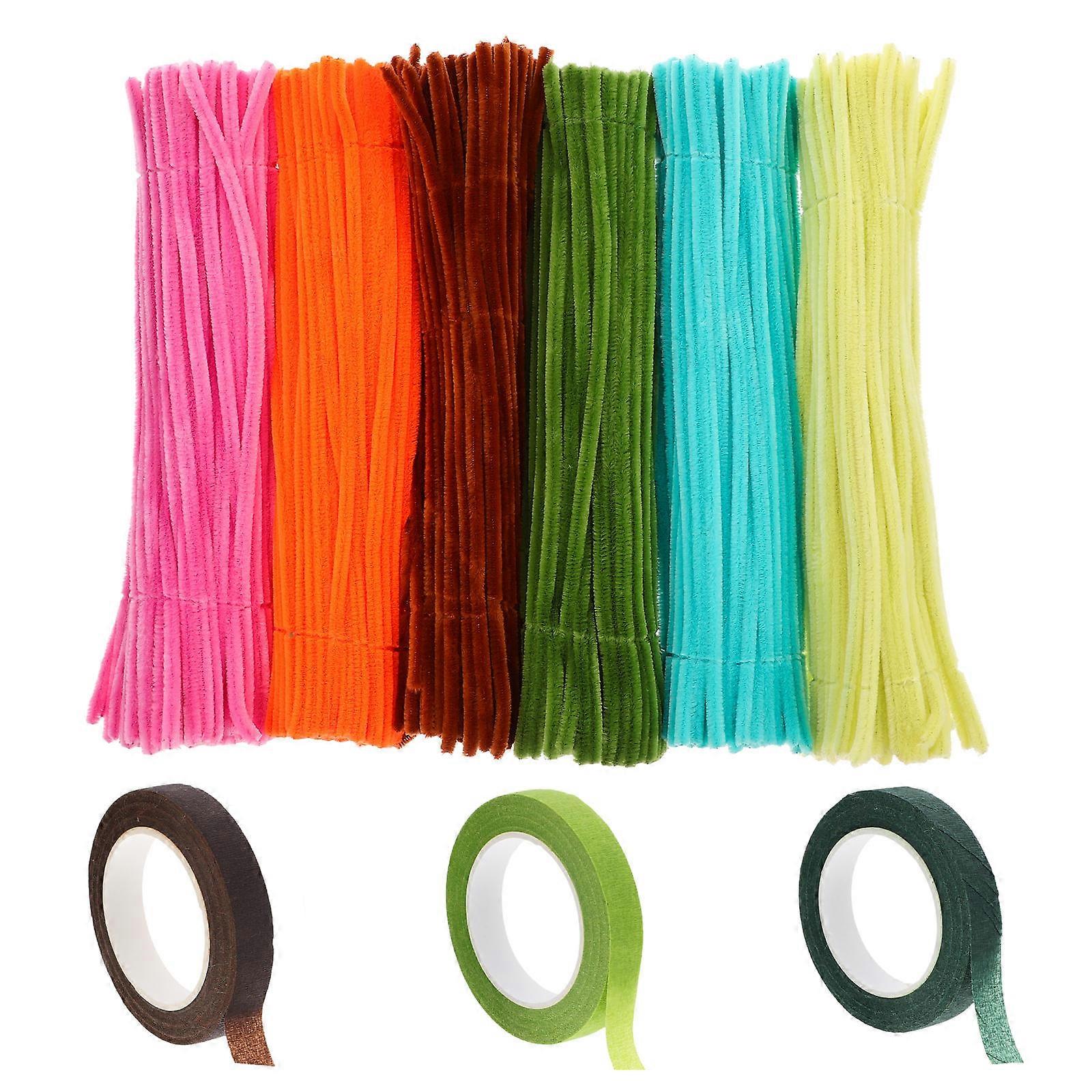 Colorful Chenille Stems Craft Materials Children Gifts Macaron Color Creative Projects 600 Twisting Sticks
