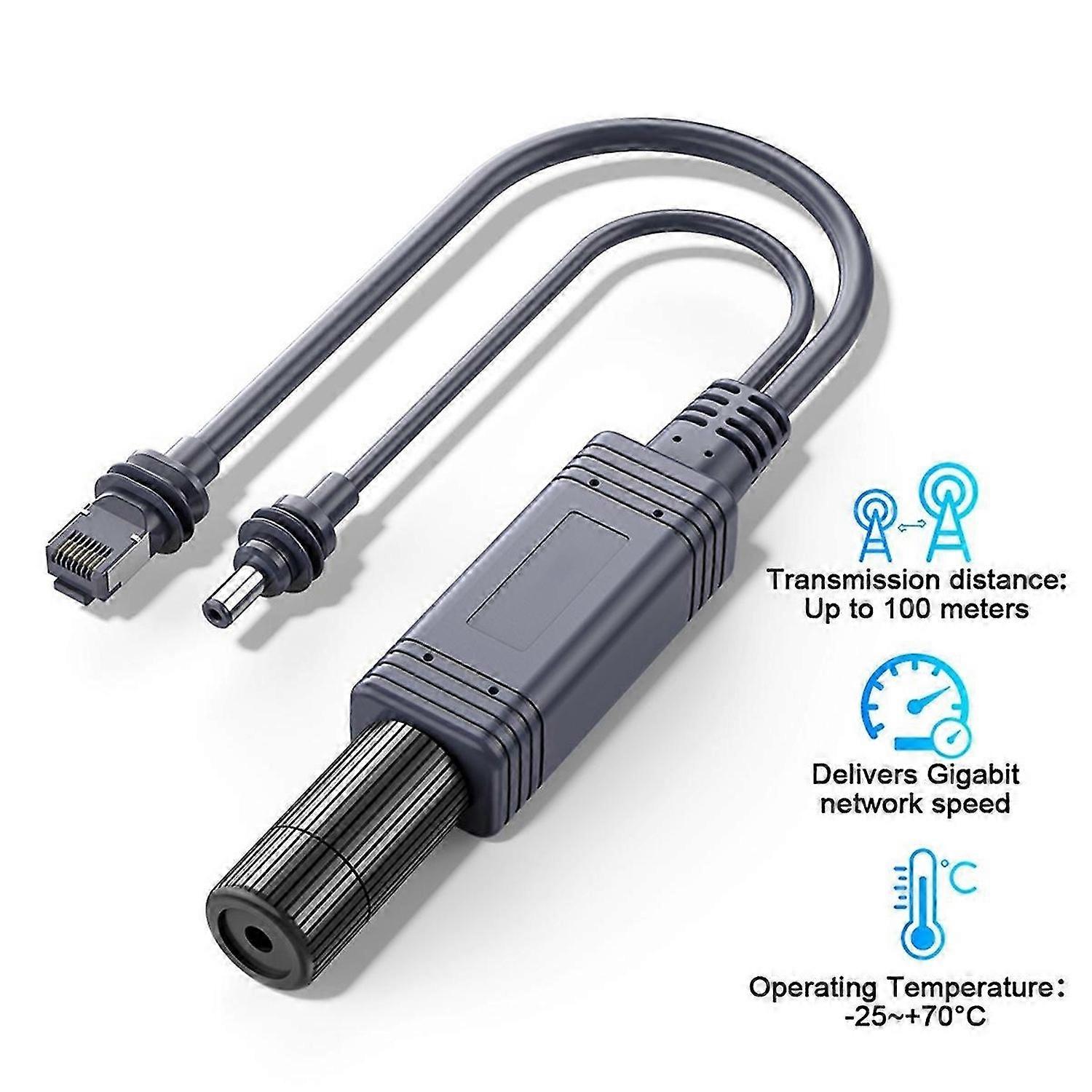 100W Isolated Gigabit POE Splitter RJ45 Interface 1000Mbps Speed and Reliable DC Power Output for St