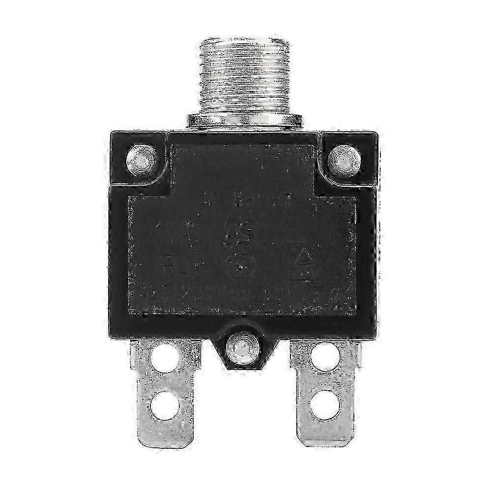 10A 125/250V Reset Thermal Switch Circuit Breaker Overcurrent Overload Protector for Generator