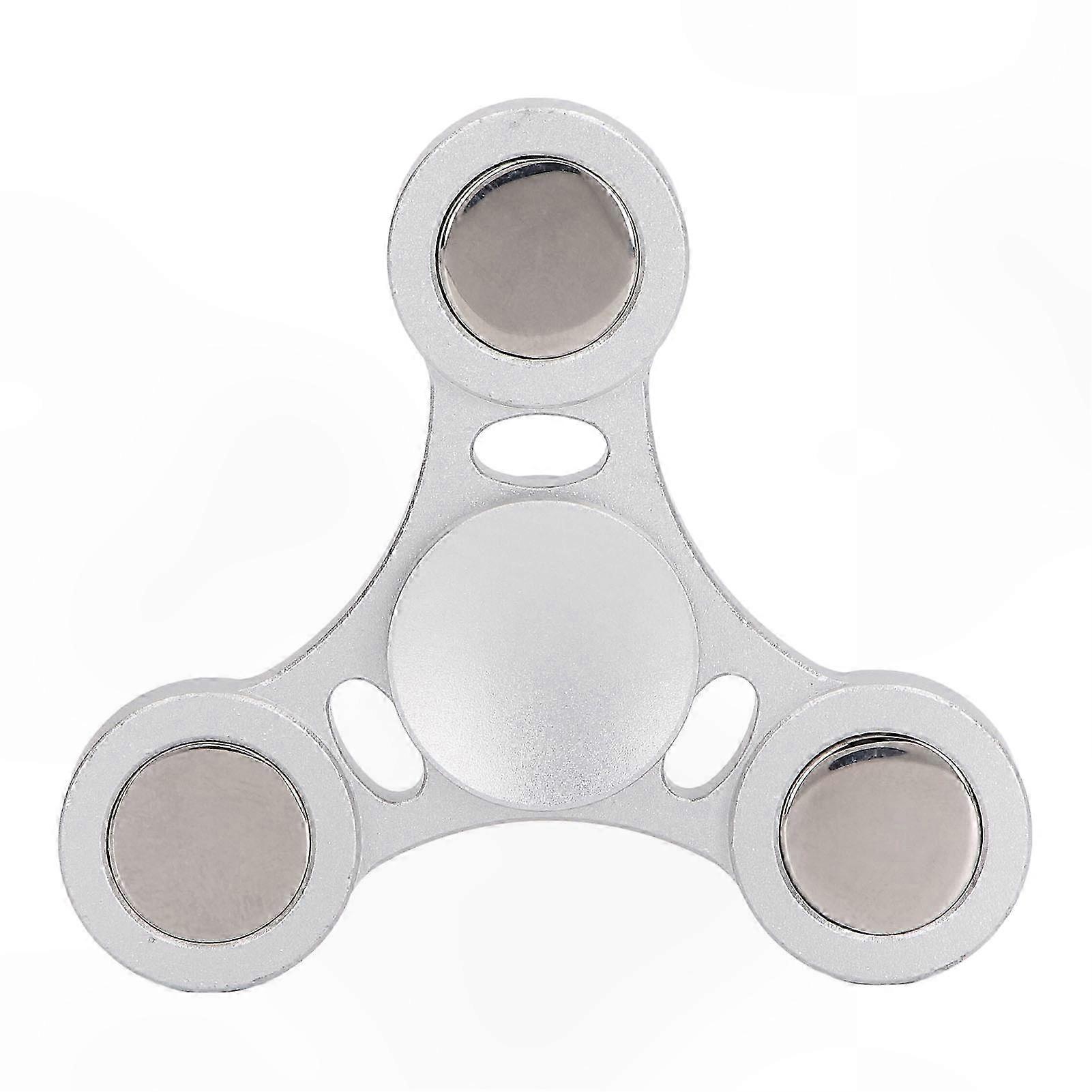 Portable Metal Fidget Spinner for Stress Relief and Focus, Unisex Design