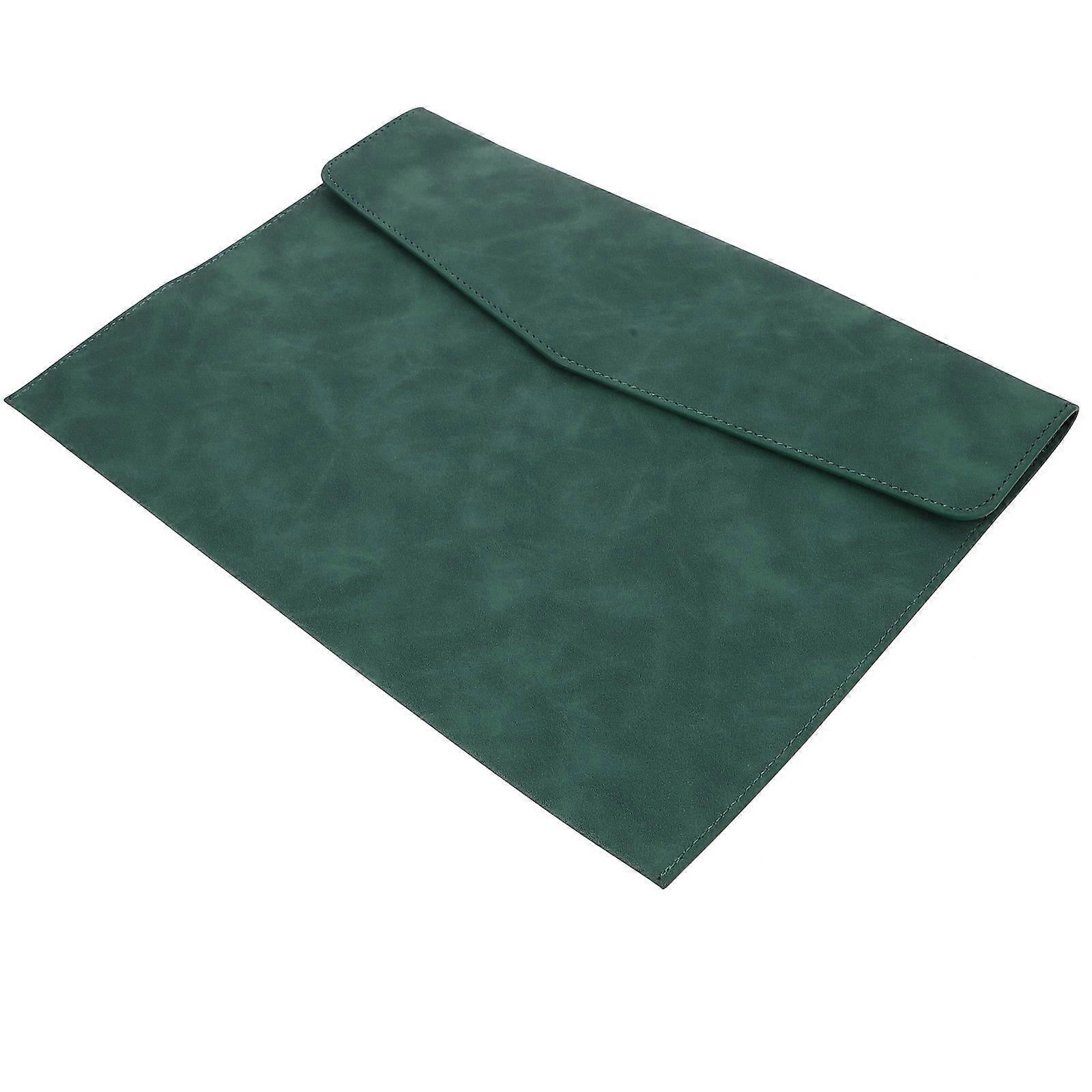 Faux Document Bag for Daily Use Practical File Holder Reusable