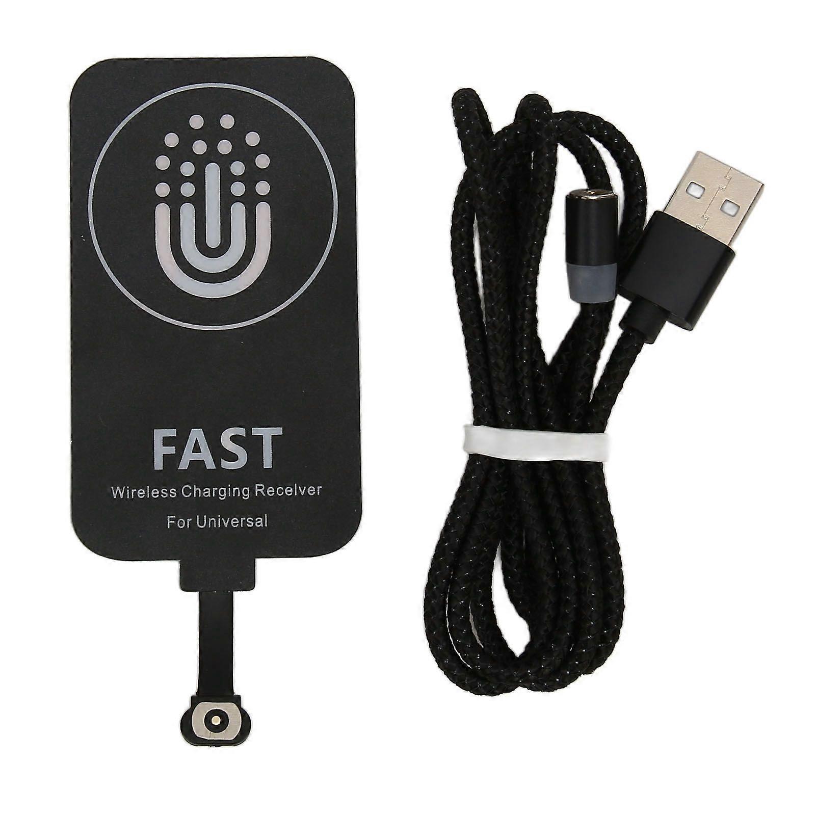 Wireless Charger Receiver 10W Ultra Thin Type C Wireless Charging Patch with Magnetic Charging Cable