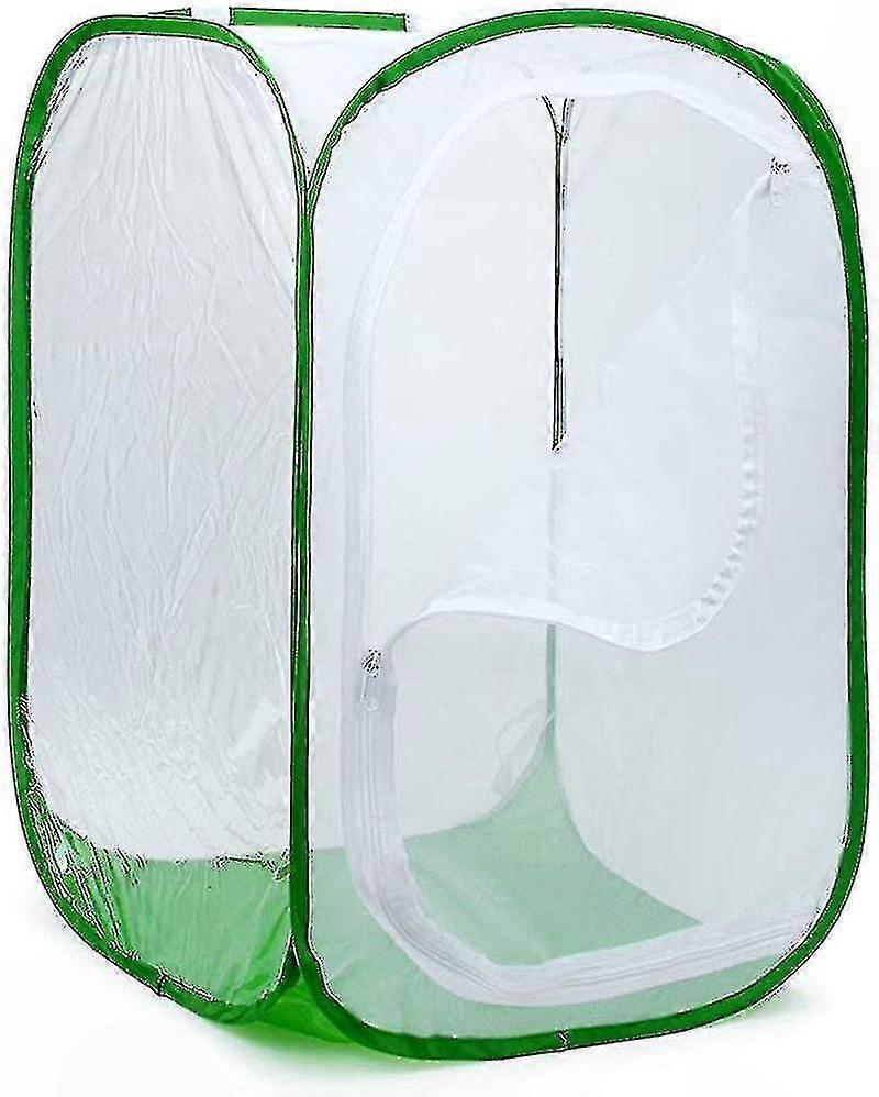 Foldable Insect Habitat Cage with Net, Large Butterfly Terrarium for Breeding and Observation