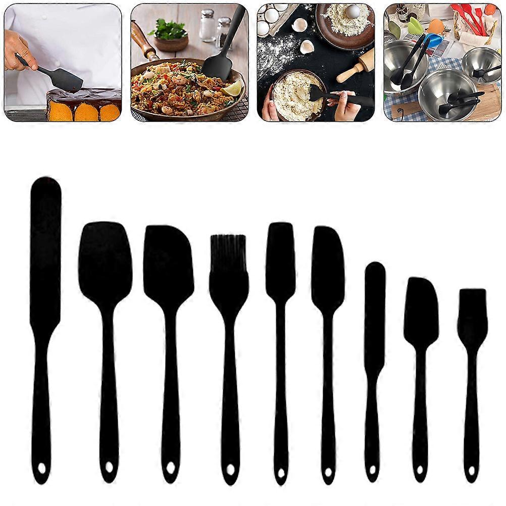 1Set Baking Tools Set with Silicone Spatulas for Cream and Butter Scraping