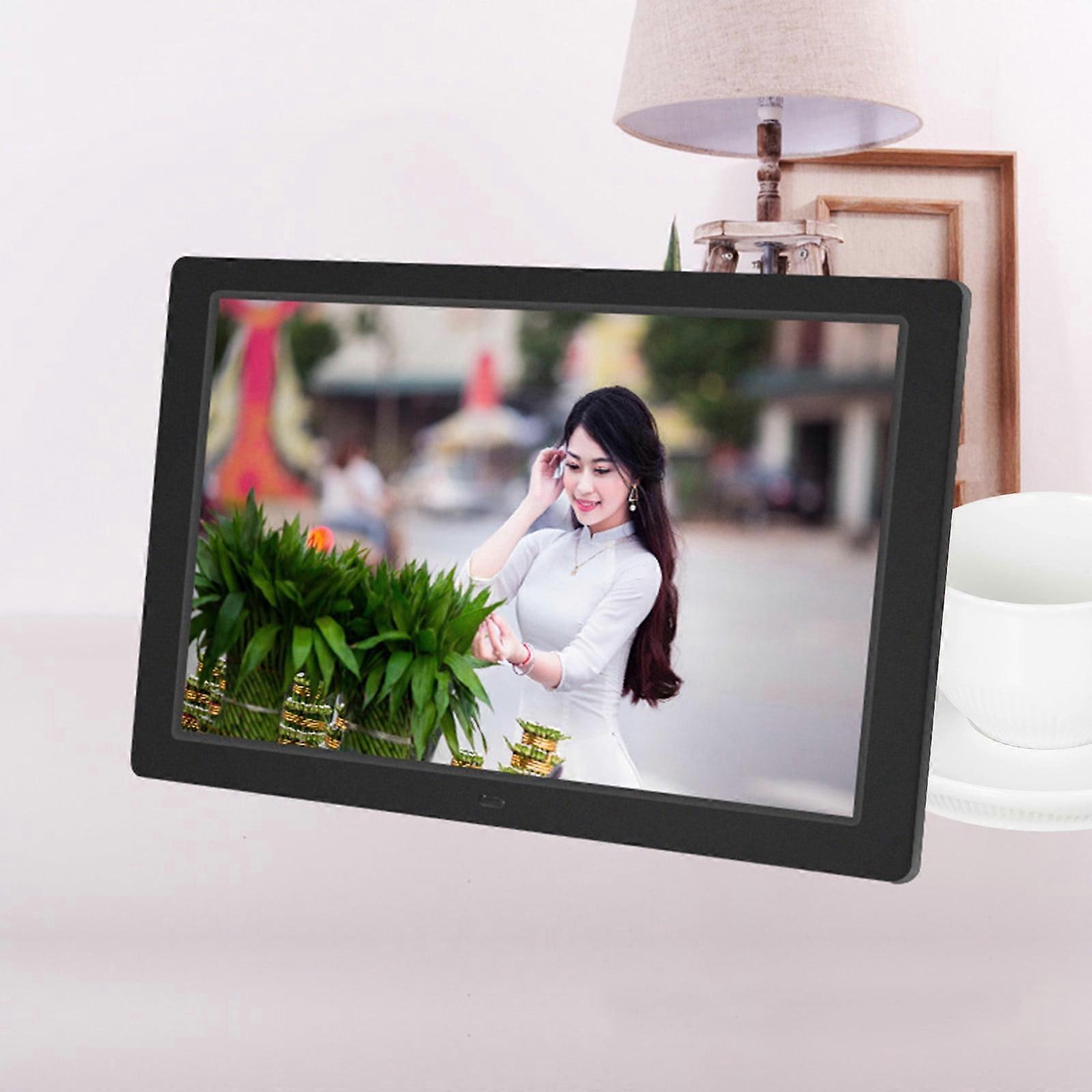 Vmvidoty 15.4-inch HD Digital Photo Frame with Calendar Clock, Video Music Playback, Computer Connected, up to 32% off