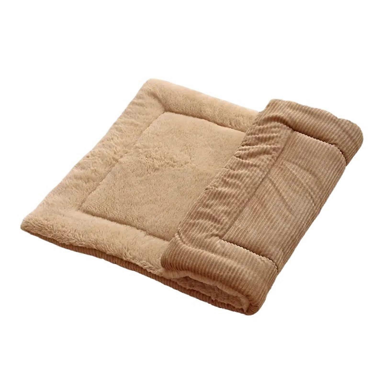 Rectangle Dog Mat Warm Bed For Large Dogs Brown M Sofa Mat