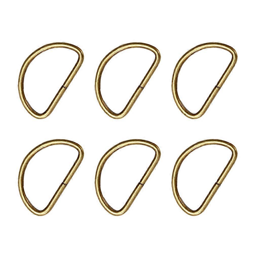 D Ring Buckle Metal Strap for Craft Use 100Pcs Multipurpose Bag Webbing Rings