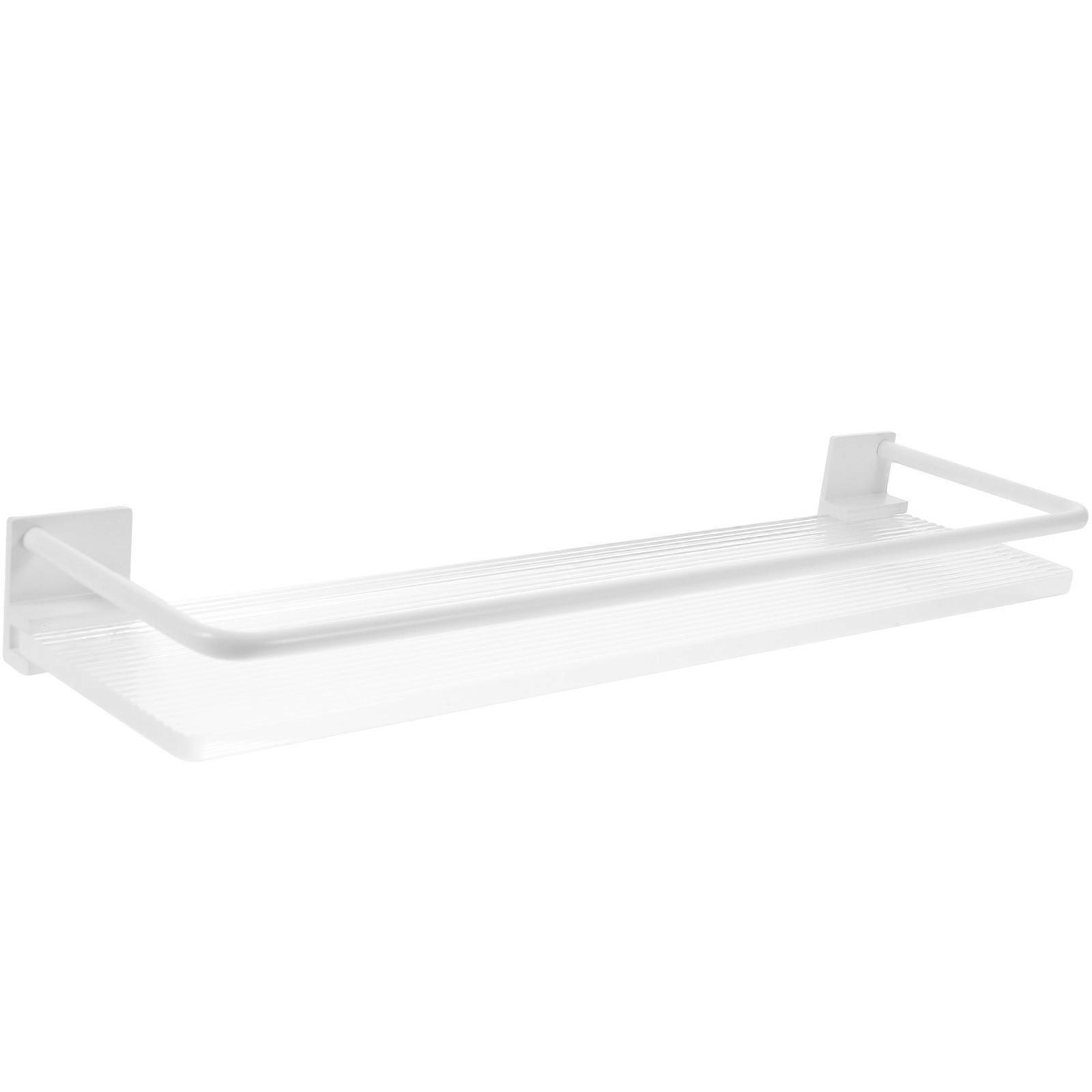 Floating Wall Shelf for Storage Use 2Pcs Bathroom Shower Wall Organizer