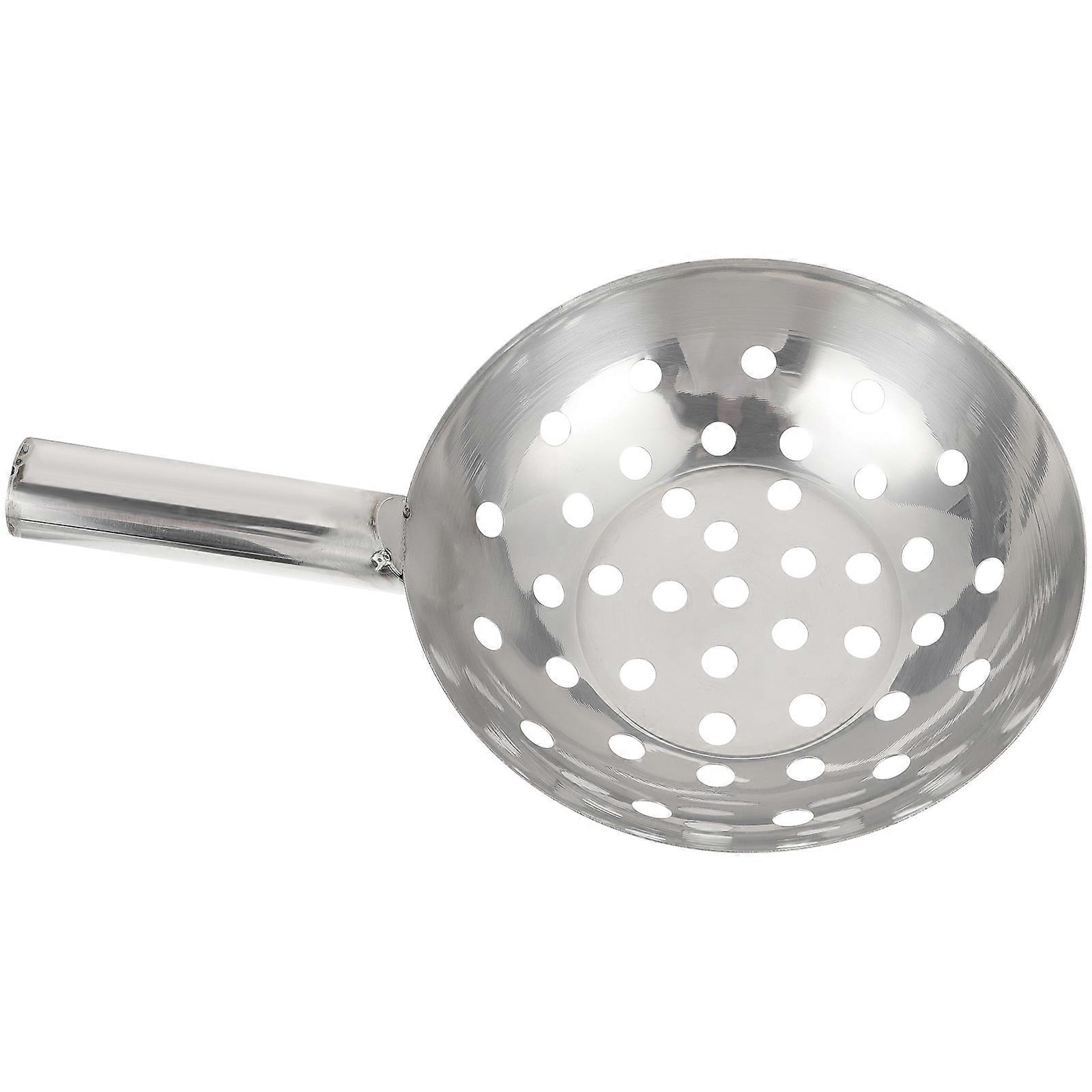 Stainless Steel Strainer Colander for Kitchen Use 2Pcs Silver Design