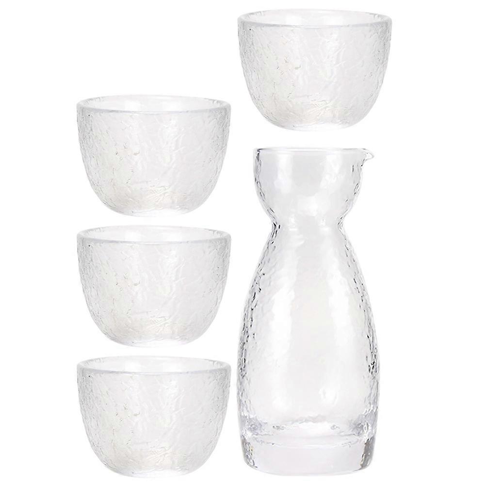 Japanese Style Drinking Kit Glass Kettle Camping 1Set