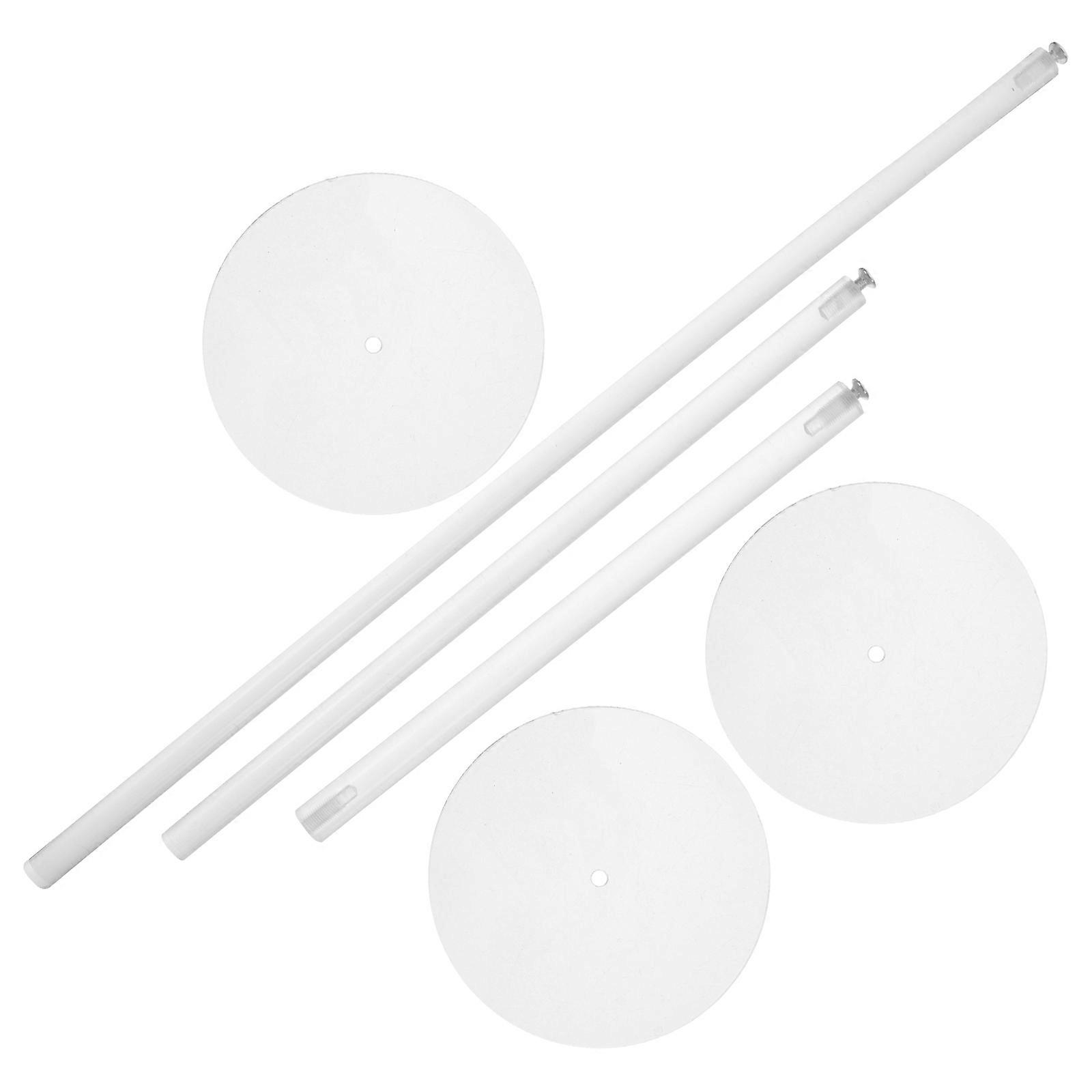 Modern Style Acrylic Donut Racks Designed For Event Organizers In Wedding And Birthday Party Settings Measuring 38.00X8.70X8.70CM With 3Pcs Quantity