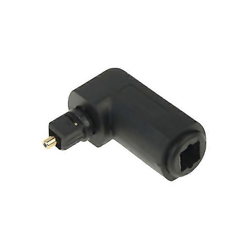 For High Quality Plated Square To Square 90 Degree Right Angle Toslink Digital Audio Adapter Optical