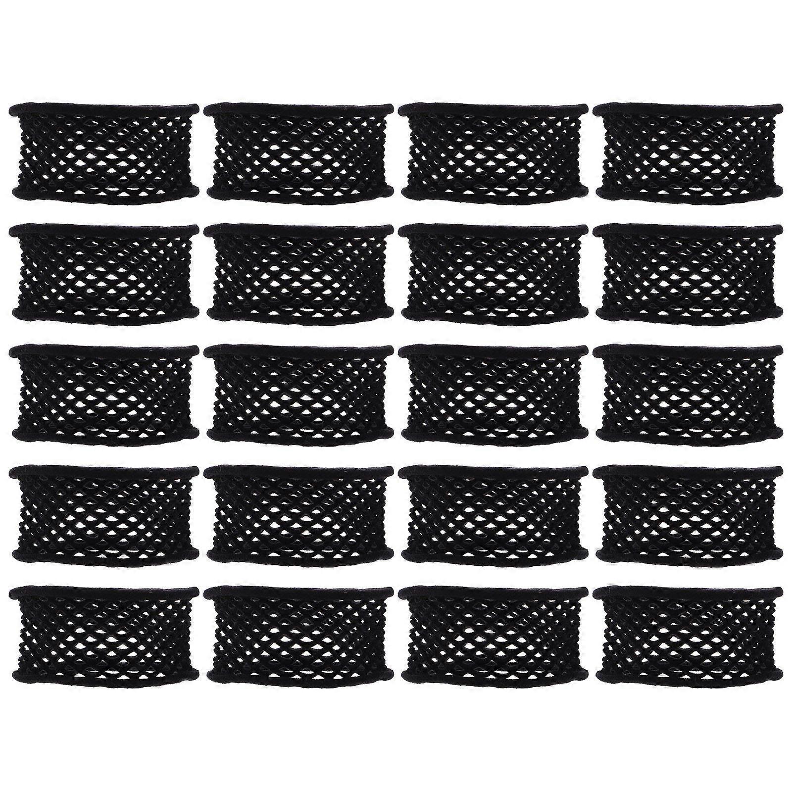 40 Pcs Hair Accessories For Women Including Wide Band Hair Scrunchies Suitable For Daily Wearing Black Gentle On Hair
