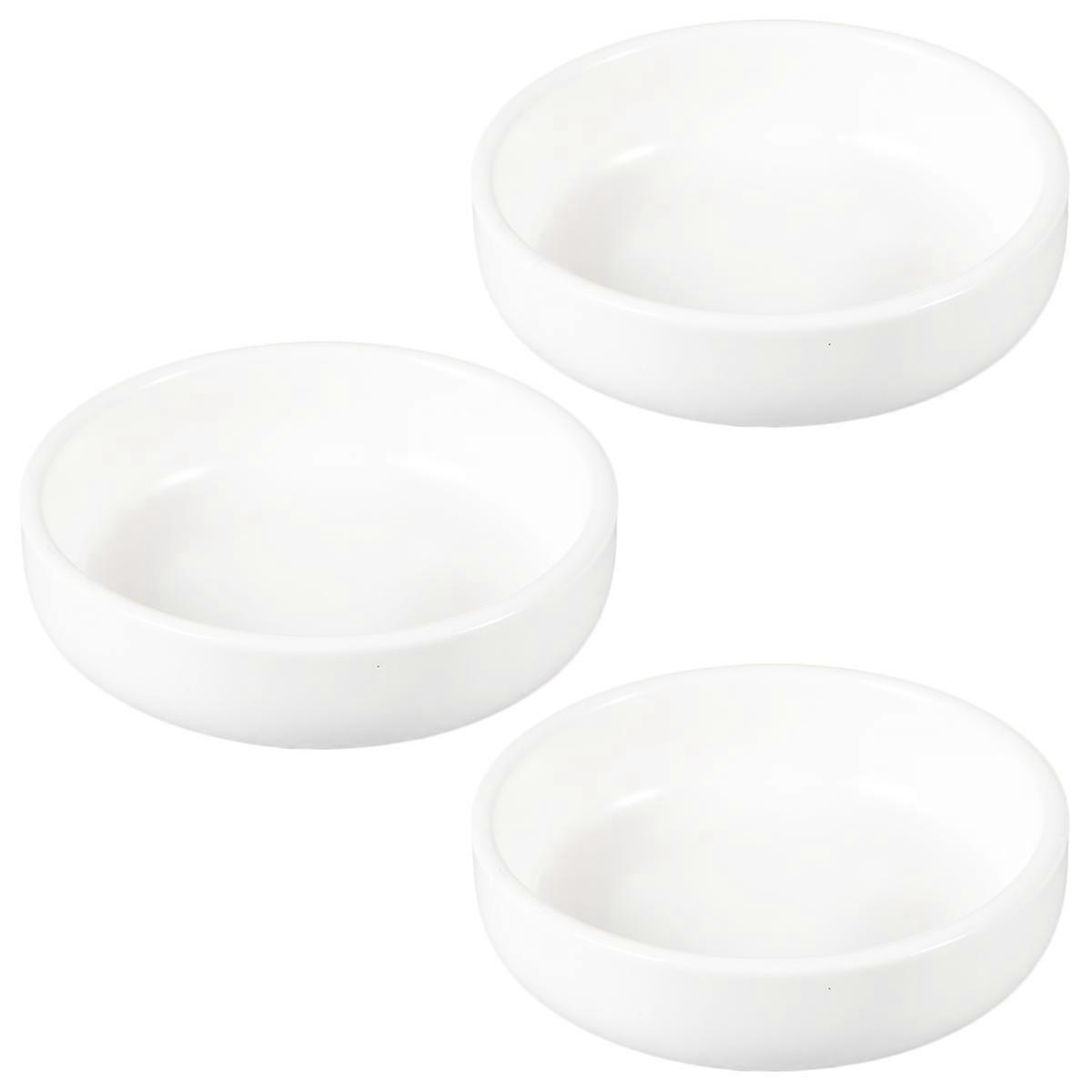 Flavor Dish for Restaurant 9Pcs White Ceramic Cold Dish Set