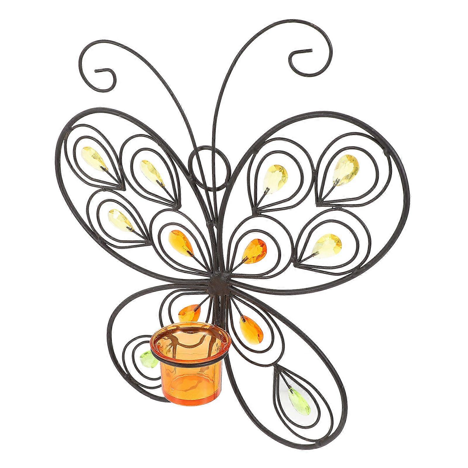 Decorative Wall Candle Holder for Home 2Pcs Creative Candlestick