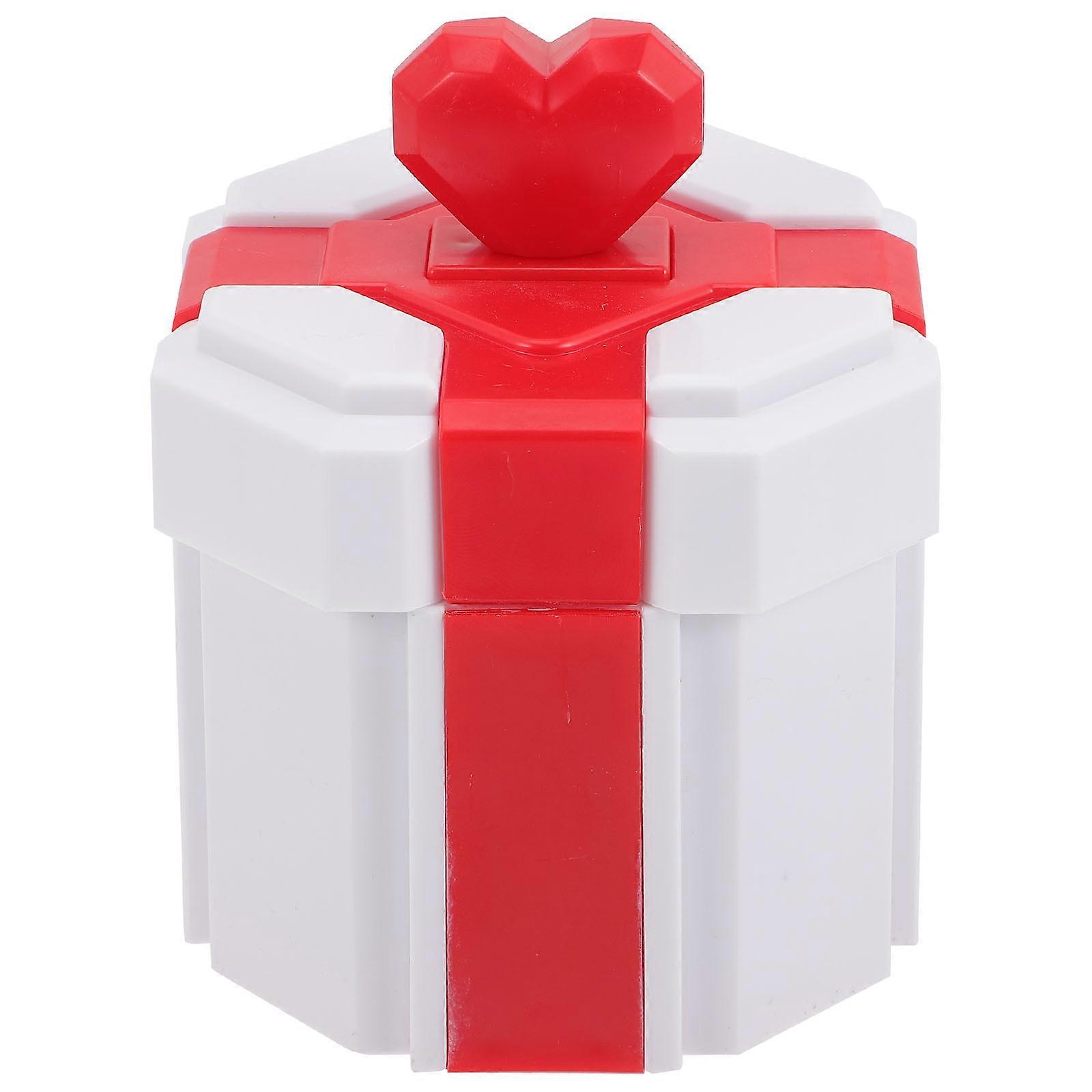 Storage Box with Heart Design 4Pcs for Biscuit Storage
