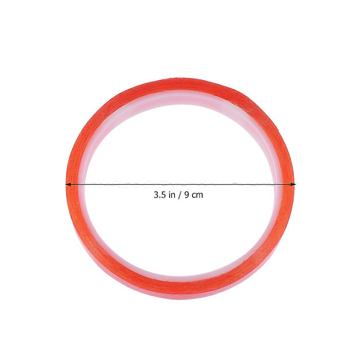 Double Sided Tape Resistant Waterproof Weatherproof Heavy Duty for Phone Display Fixing Red 5mm x 5m 1Pcs